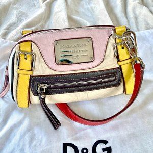 Dolce & Gabbana Multicolor Leather Miss Easy Way Purse